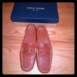 Cole Haan Shelby Tan Leather Loafers sz 7.5